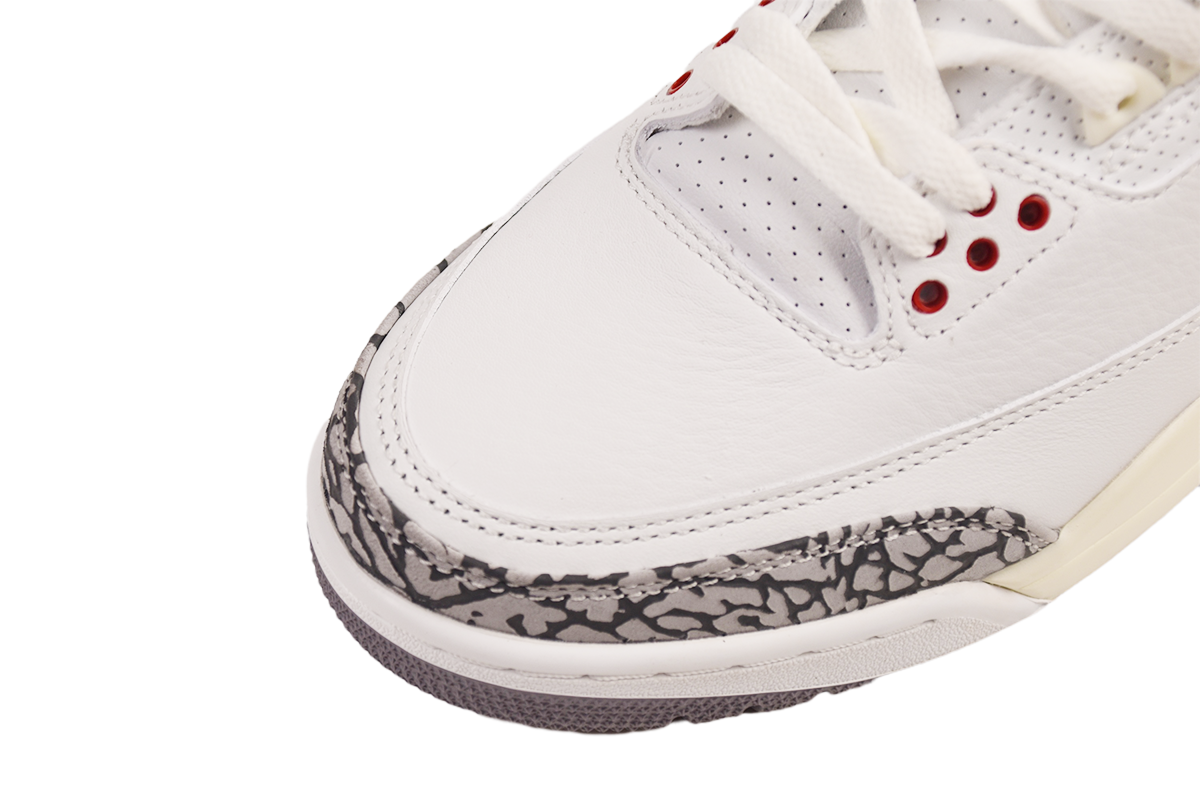 FLAME God Air Jordan 3 “White Cement Reimagined” DN3707-100