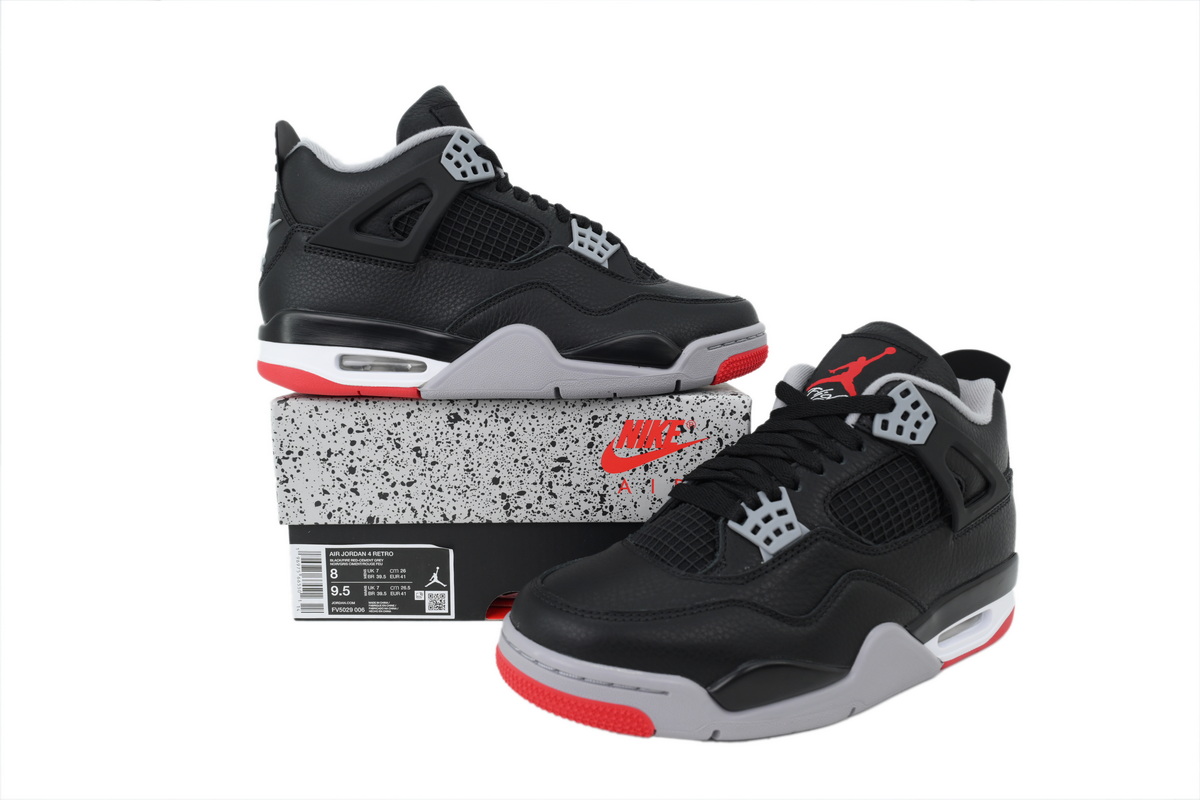Air Jordan 4 "Bred Reimagined" FV5029-006