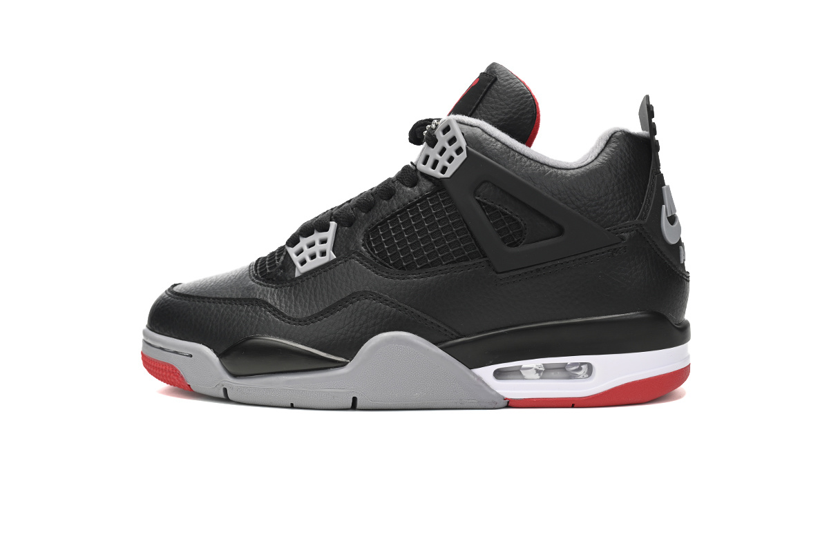 FLAME God Air Jordan 4 "Bred Reimagined" FV5029-006