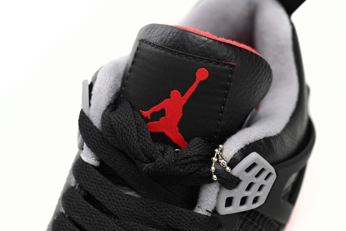 FLAME God Air Jordan 4 "Bred Reimagined" FV5029-006