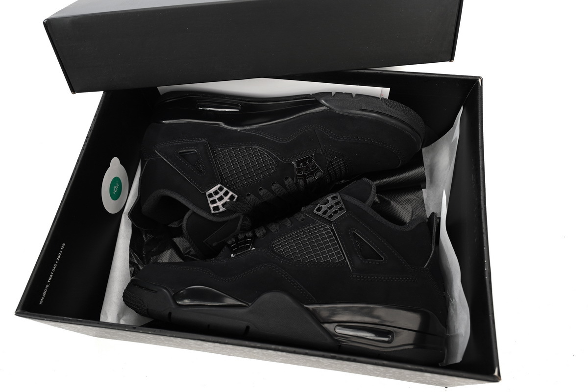 FLAME God Air Jordan 4 Retro “Black Cat” CU1110-010