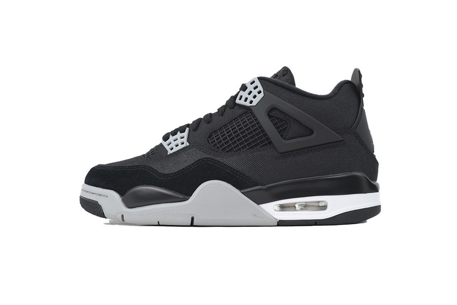 Air Jordan 4 Retro Black Canvas DH7138-006