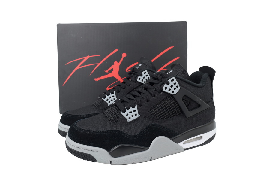 Air Jordan 4 Retro Black Canvas DH7138-006