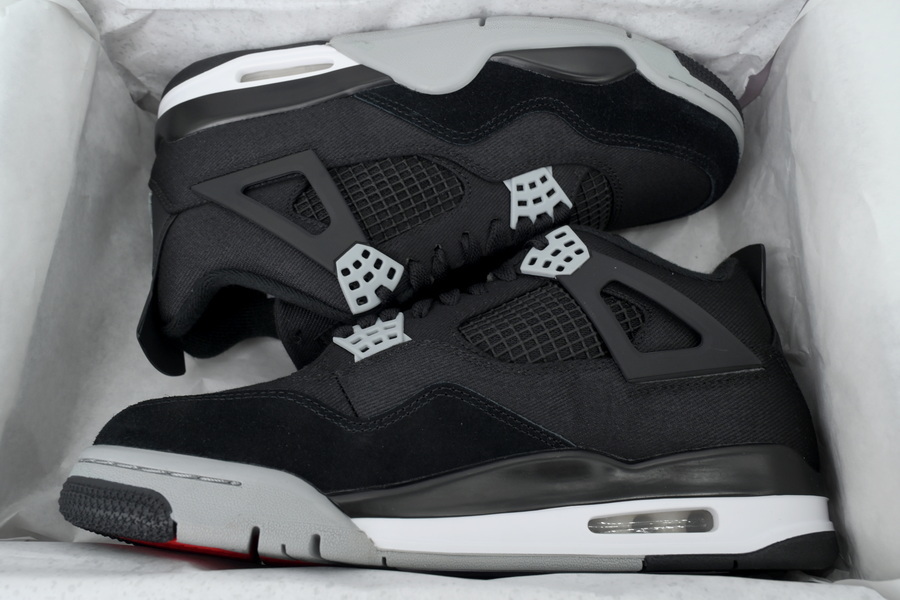 Air Jordan 4 Retro Black Canvas DH7138-006