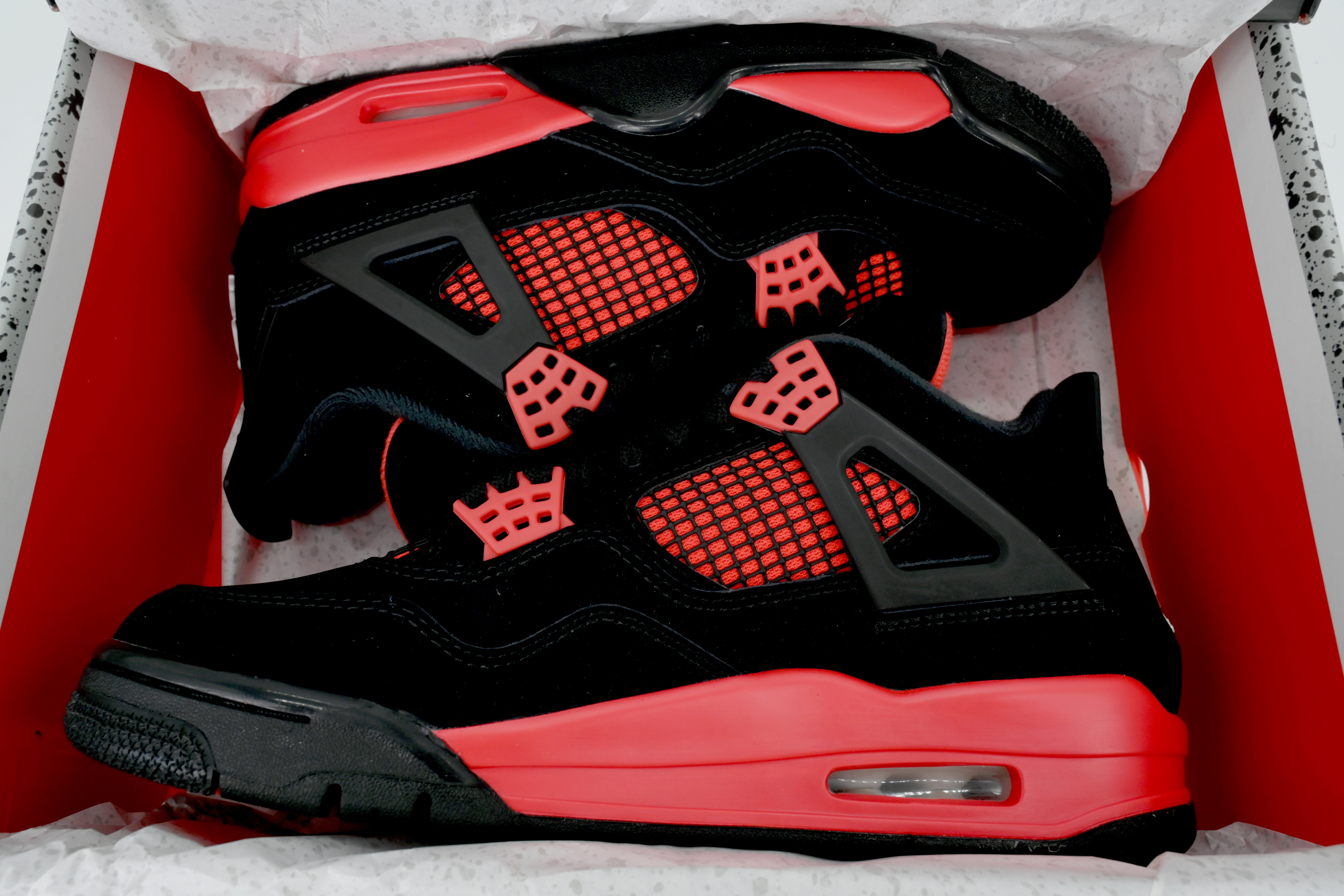 FLAME God Air Jordan 4 Retro Red Thunder CT8527-016