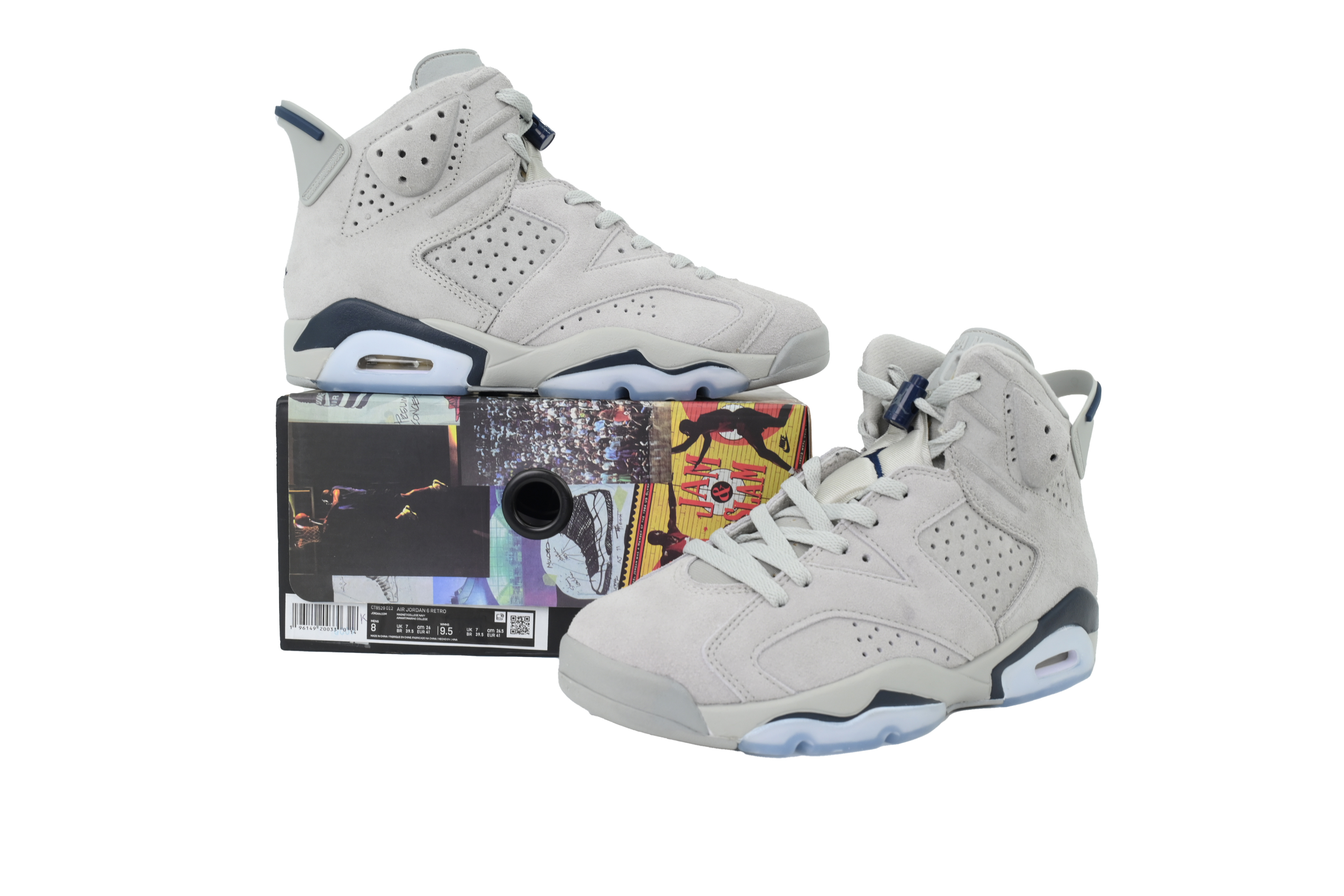 FLAME God Air Jordan 6 Retro GS 'Georgetown' 384665-012