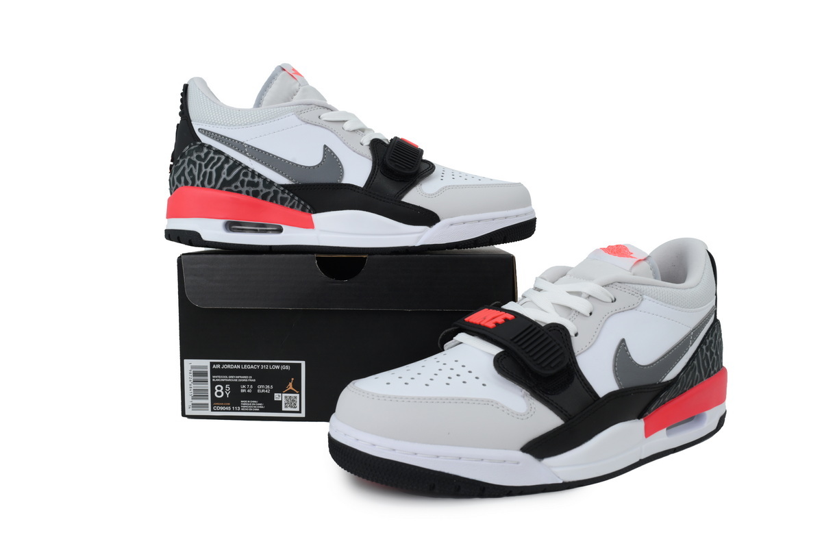 Air Jordan Legacy 312 Low White Red Gray CD9054-113