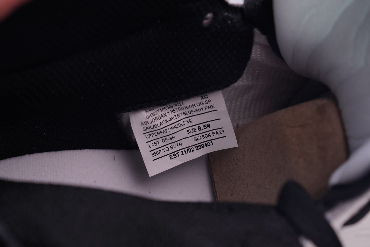 FLAME God Fragment x Travis Scott x Air Jordan 1 High OG Military DH3227-105