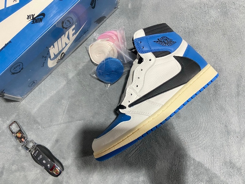 FLAME God Fragment x Travis Scott x Air Jordan 1 High OG Military DH3227-105