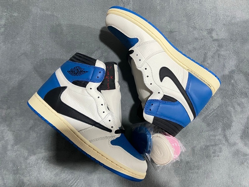 FLAME God Fragment x Travis Scott x Air Jordan 1 High OG Military DH3227-105