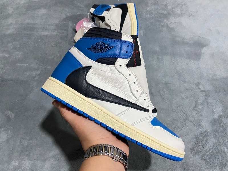 FLAME God Fragment x Travis Scott x Air Jordan 1 High OG Military DH3227-105