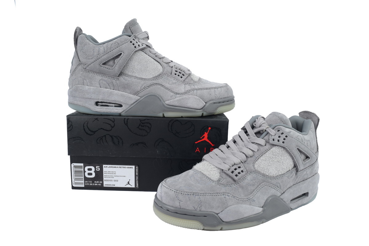 KAWS X Air Jordan 4 Retro KAWS Grey 930155-003