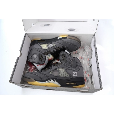 FLAME God OFF-WHITE x Air Jordan 5 CT8480-001 02