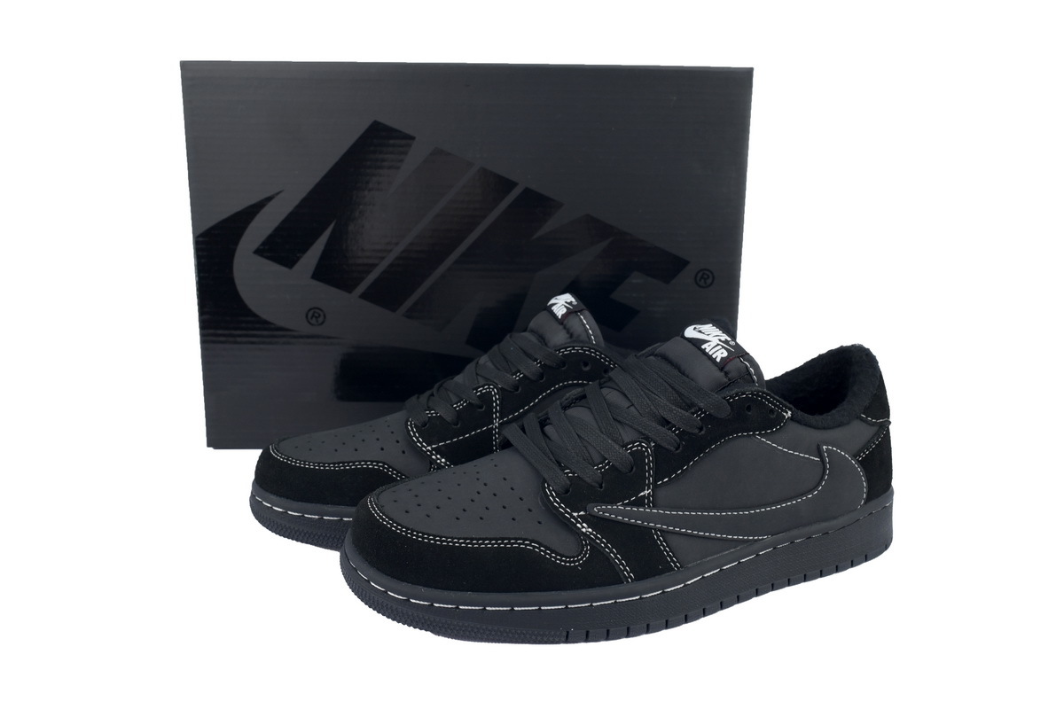 Travis Scott x Air Jordan 1 Low Black Phantom DM7866-001