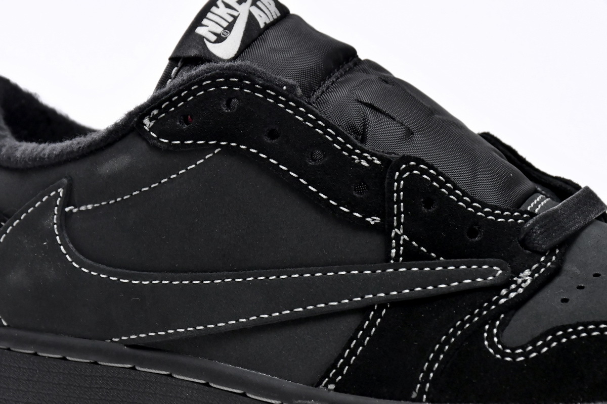FLAME God Travis Scott x Air Jordan 1 Low OG SP Black Phantom DM7866-001