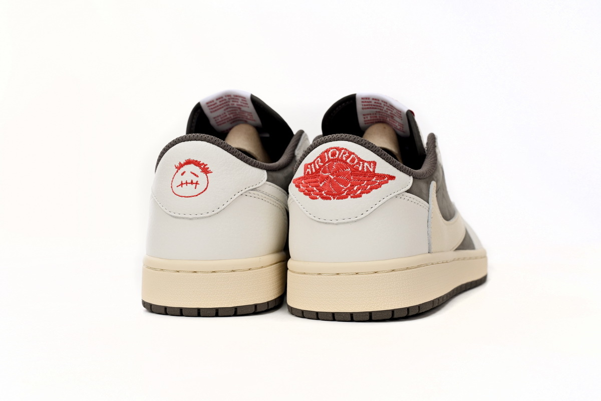 Travis Scott x Air Jordan 1 Low White Brown Barb DM7866-162