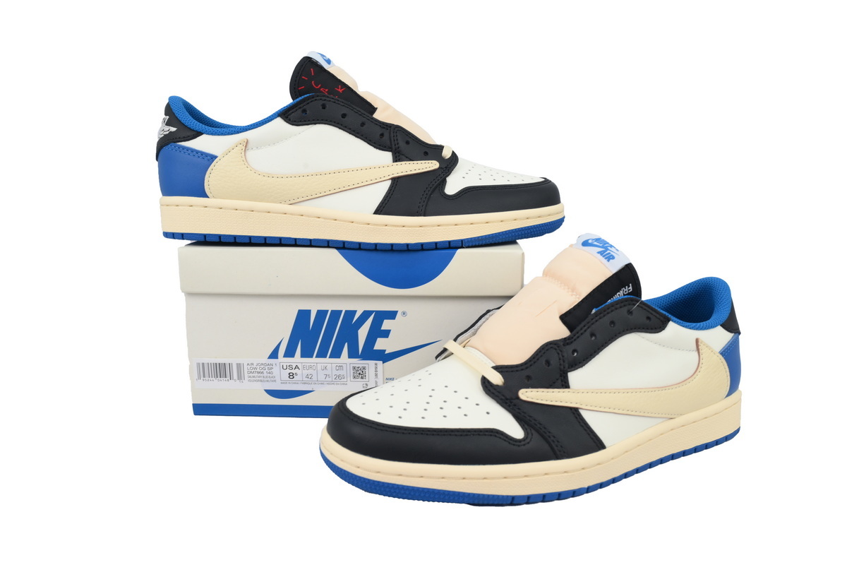 Travis Scott x Fragment Design x Air Jordan 1 Low DM7866-140