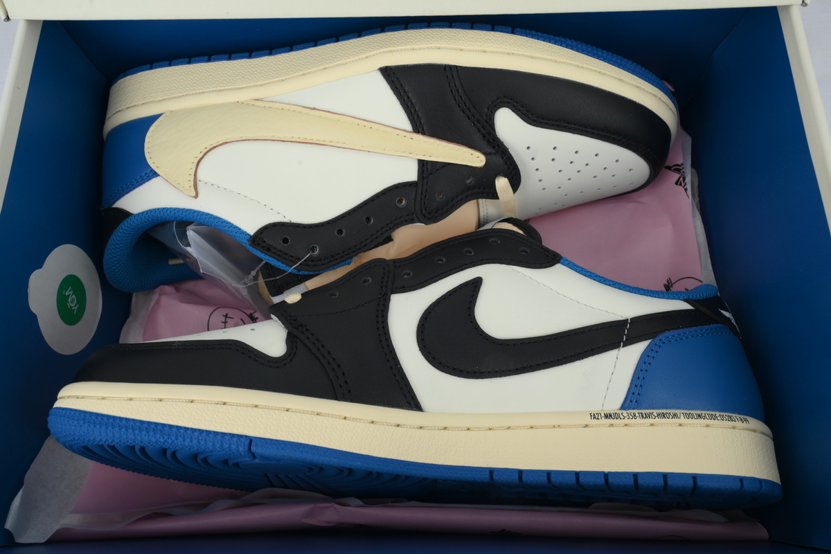 FLAME God Travis Scott x Fragment Design x Air Jordan 1 Low DM7866-140