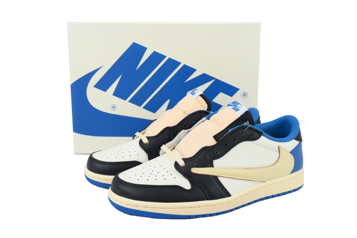 FLAME God Travis Scott x Fragment Design x Air Jordan 1 Low DM7866-140