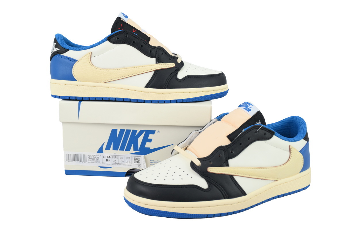 FLAME God Travis Scott x Fragment Design x Air Jordan 1 Low DM7866-140