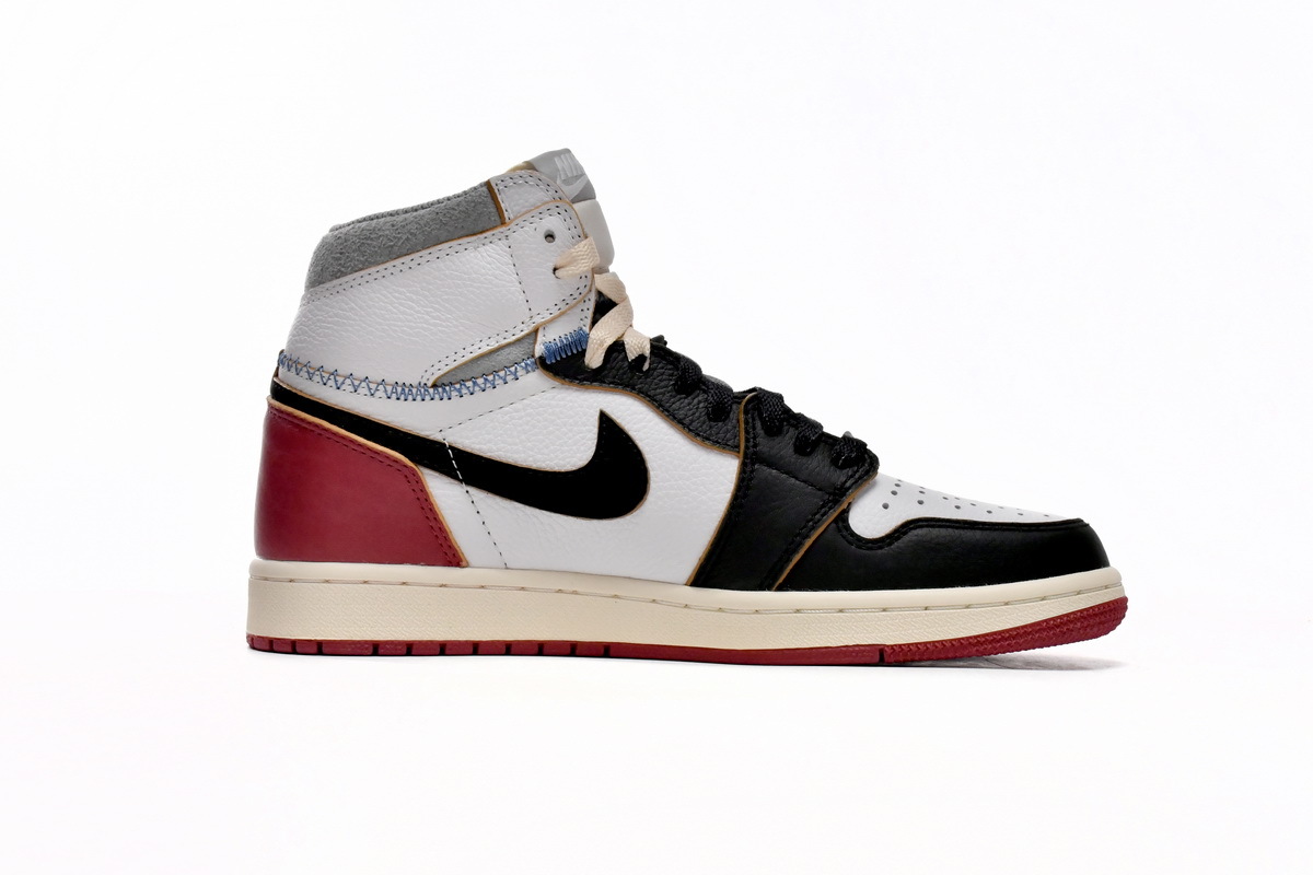 FLAME God Union X Air Jordan 1 OG Hi Retro“Black Toe” BV1300-106