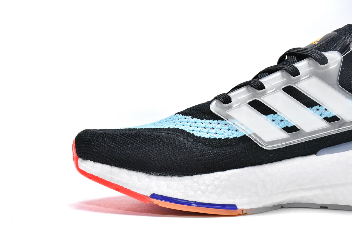 adidas Ultra Boost 2021 Black Blue Orange S23867