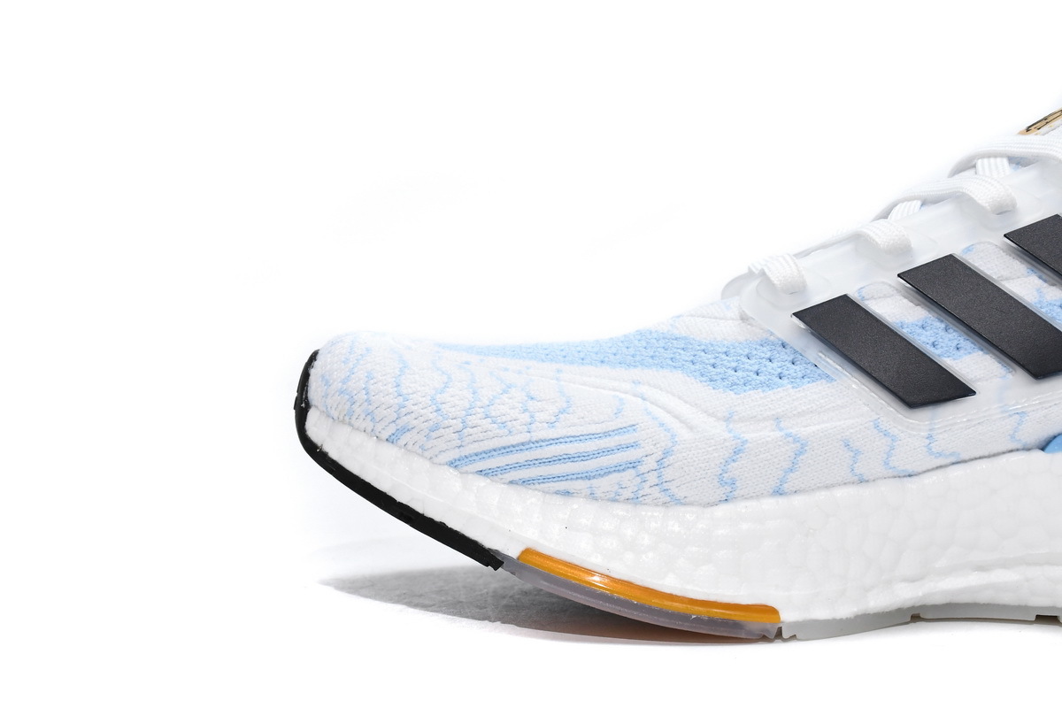 adidas Ultra Boost 2021 White ice blue GZ7120