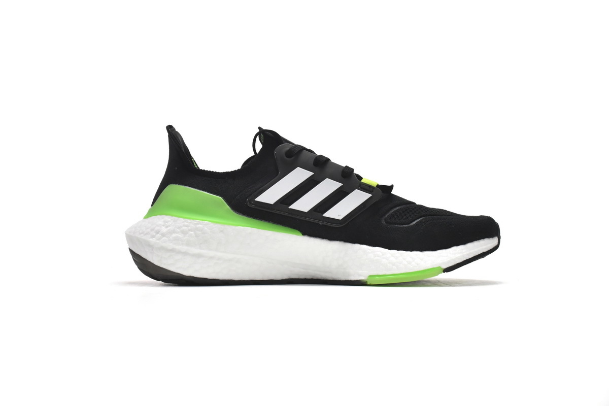 adidas Ultra Boost 2022 Black Solar Green GX6640