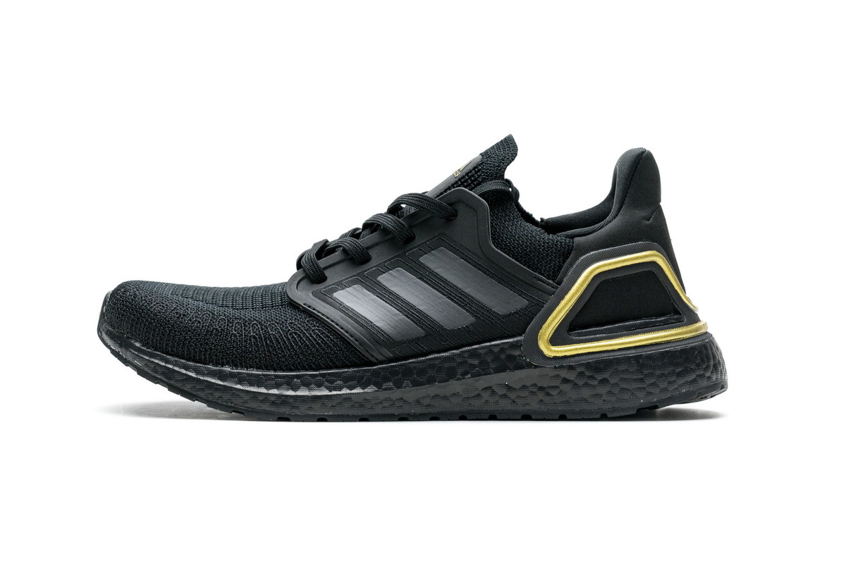 adidas Ultra BOOST 20 CONSORTIUM Black Gold Real Boost EG0754