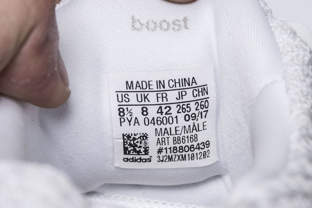 Adidas Ultra Boost 4.0 “Triple White” Real Boost BB6168