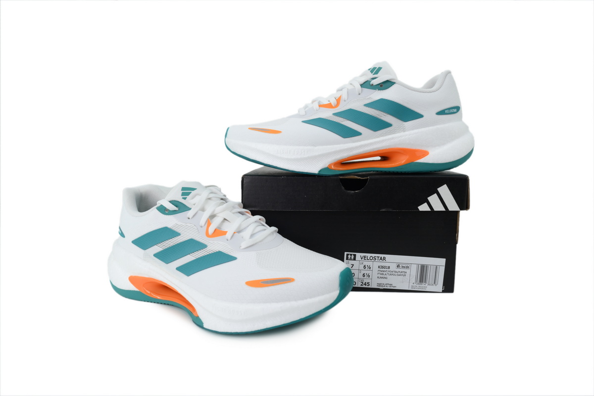 adidas VELOSTAR White Blue Orange KI6018