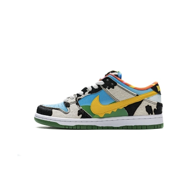 FLAME God Ben & Jerrys x Nike SB Dunk Low Chunky Dunky CU3244-100 01