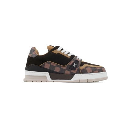 Louis Vuitton Trainer NIGO Co Branded Coffee Colors 1AIN08 02