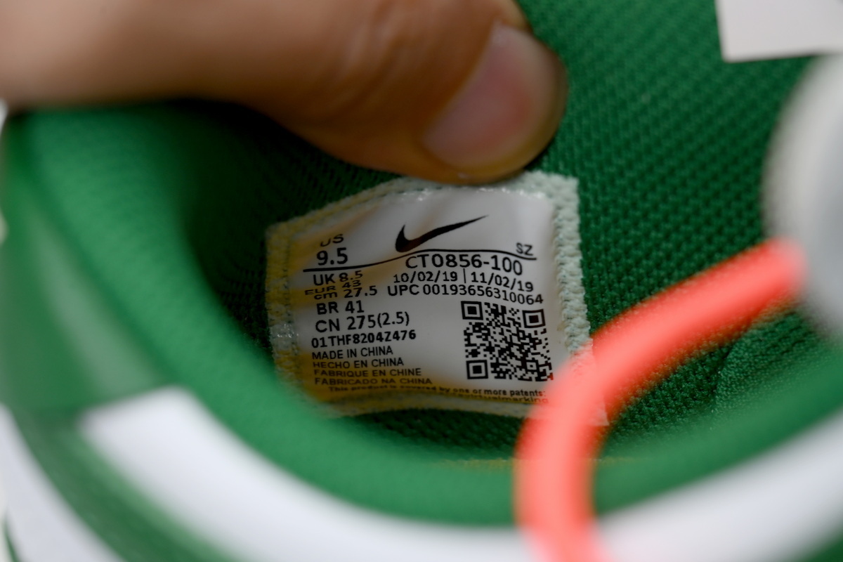 Off-White x Nike Dunk Low Pine Green CT0856-100