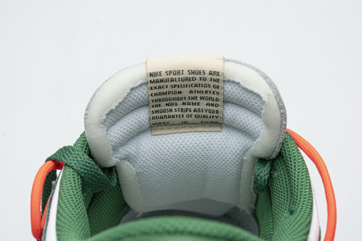 FLAME God OFF-WHITE x Nike Dunk SB Low Pine Green CT0856-100