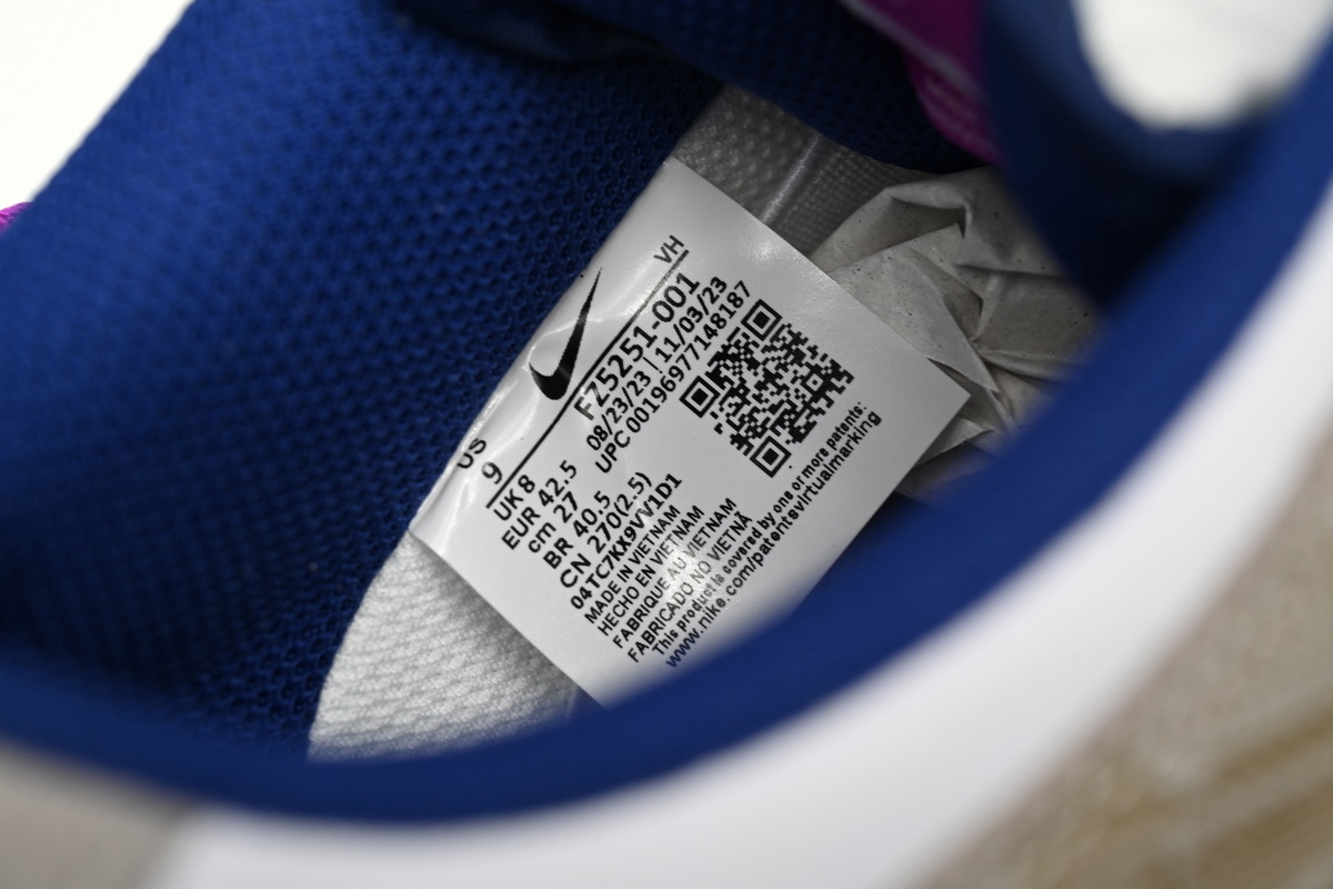 Rayssa Leal × Nike SB Dunk Low White Blue Purple FZ5251-001