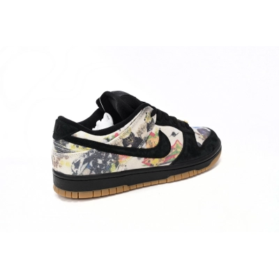 FLAME God Supreme × Nike Dunk Low “Rammellzee” FD8778-001 02