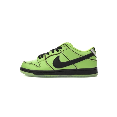 The Powerpuff Girls x Nike SB Dunk Low “Buttercup” FZ8319-300 01