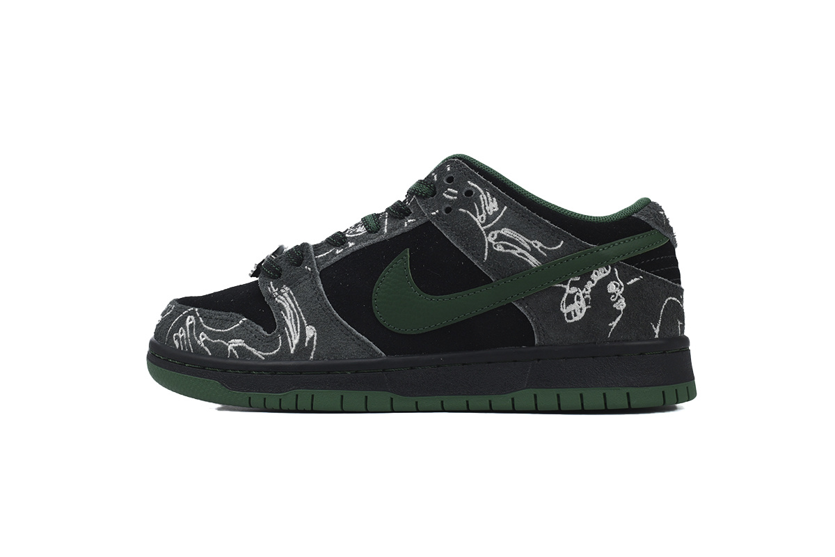 THERE Skateboards x Dunk Low SB Ultra Humanized HF7743-001