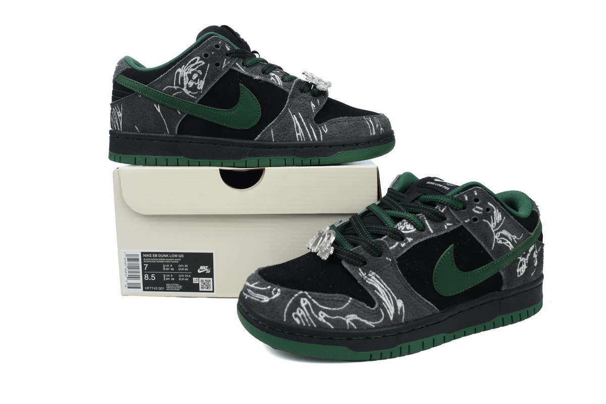 THERE Skateboards x Dunk Low SB Ultra Humanized HF7743-001