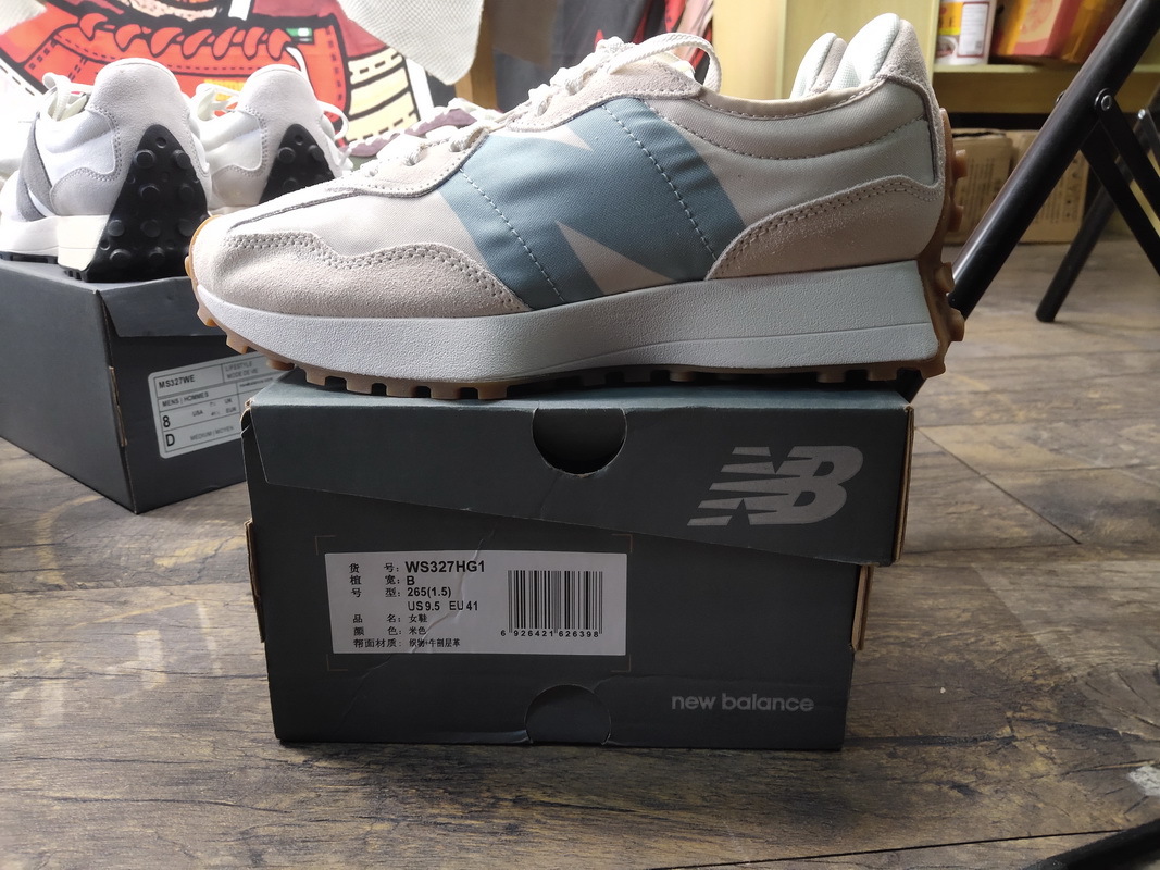 New Balance 327 Grey Azure WS327HG1