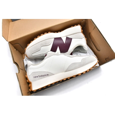 New Balance 327 White Dark Red WS327KA 02