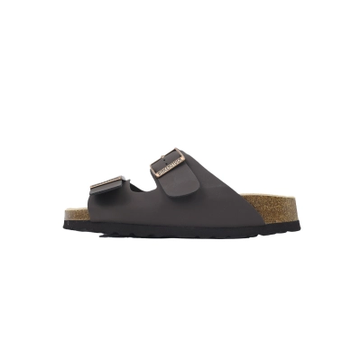Birkenstock Boston Soft Footbed Brown Leather Surface Slippers 0051701 01