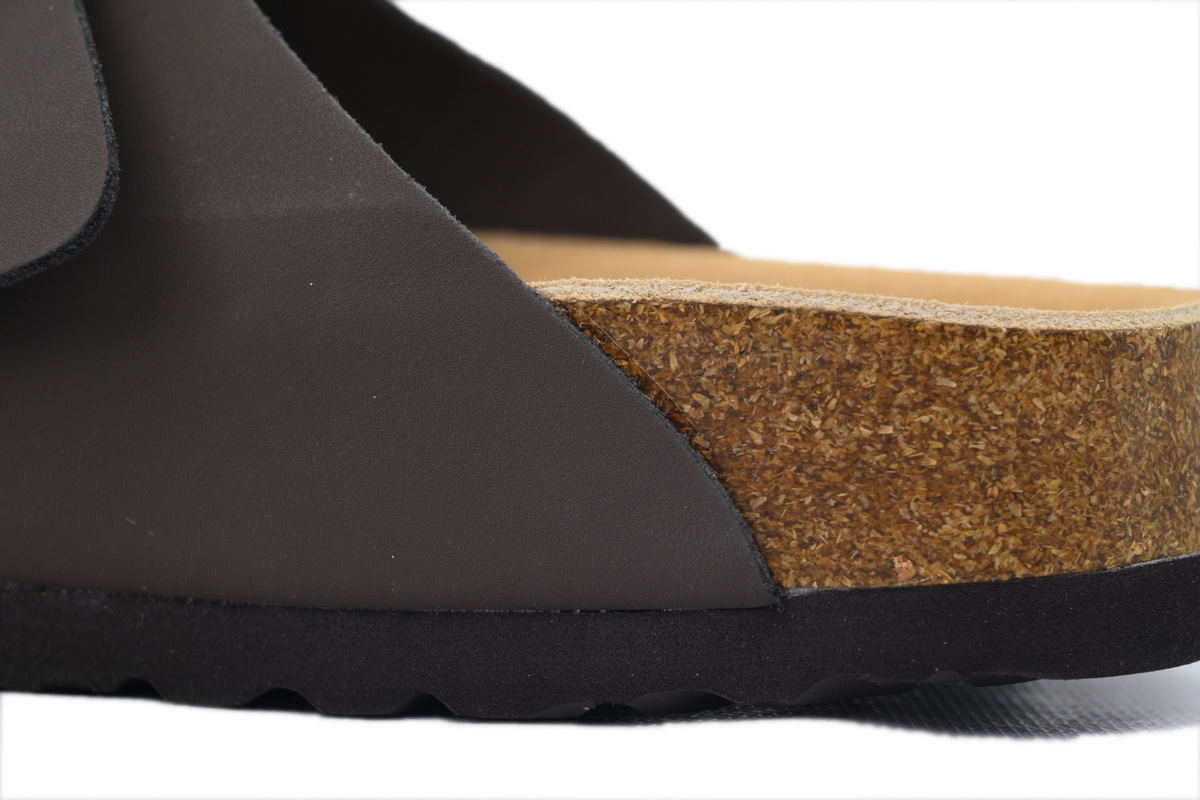 Birkenstock Boston Soft Footbed Brown Leather Surface Slippers 0051701
