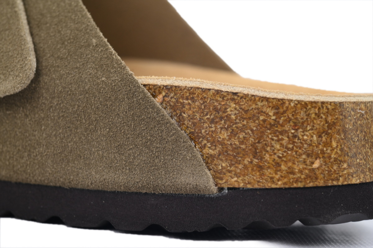 Birkenstock Arizona Suede Thyme Green Slippers 1025008