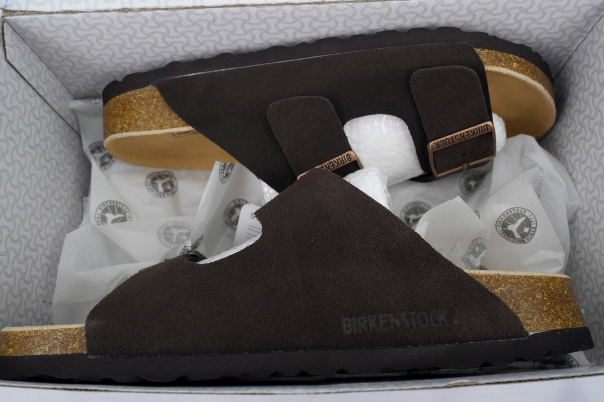 Birkenstock Boston Soft Footbed Mocha Brown Slippers 9D780SHC35631AGS