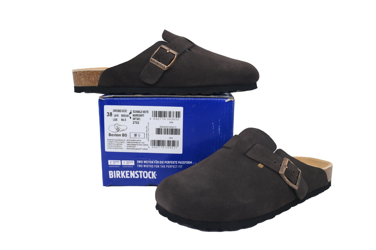 Birkenstock Boston Soft Footbed Mocha Slippers 0660461