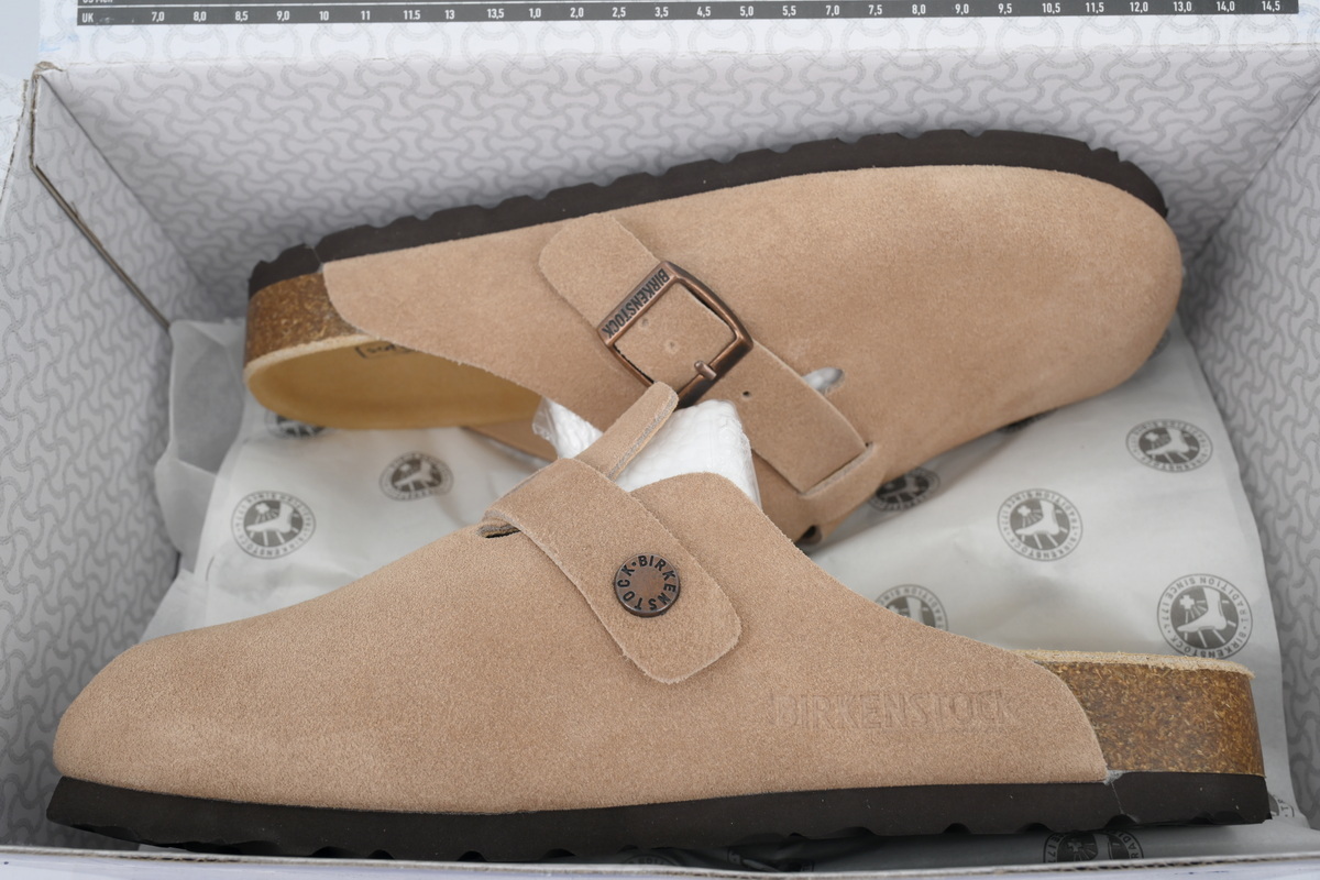Birkenstock Boston Soft Footbed Mud Color Slippers 0560771