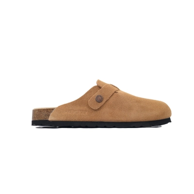 Birkenstock Boston Soft Footbed Ostrich Color Slippers 1009542 02