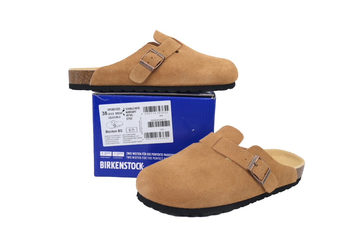 Birkenstock Boston Soft Footbed Ostrich Color Slippers 1009542